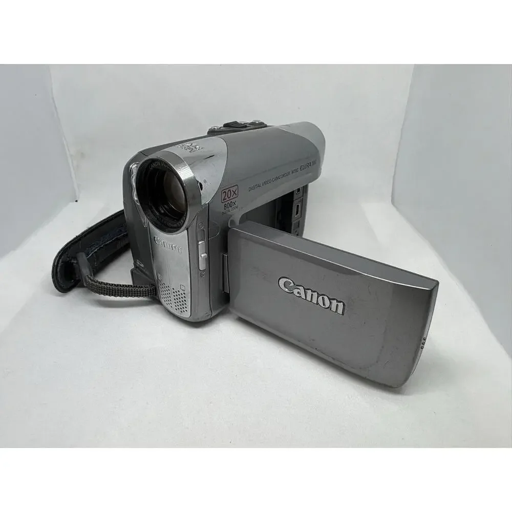 Canon ELURA 100 Digital Video Camcorder NTSC 20X Zoom Parts Repair READ C105